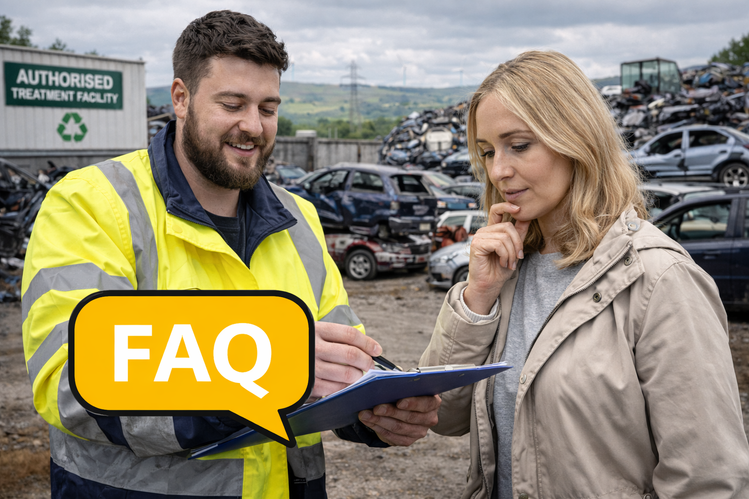 Scrap car FAQs and advice in New Mills